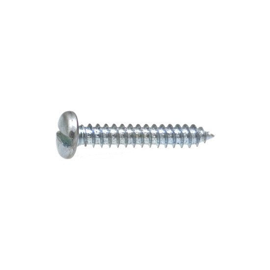 Auveco 1457 Slotted Pan Head Tapping Screw 8 X 1 Zinc Qty 100 