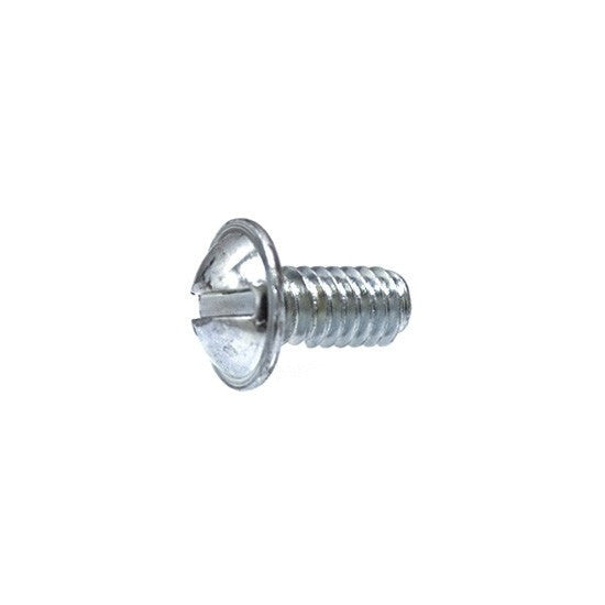 Auveco No. 5909 Slotted Round Washer Head License Plate Bolt, Quantity - 100