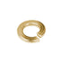 Auveco 11927 3/8 High Alloy Split Lock Washer - Zinc/Yellow Qty 100 
